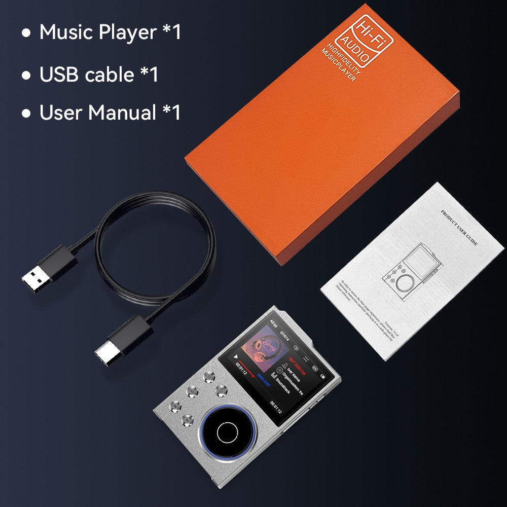 T10 2.4 Inch TFT Screen HiFi Music Player Voice Recorder Bluetooth-Compatible FM Radio Built In 16G Storage