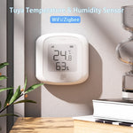 Tuya WiFi  /  Zigbee Smart Temperature Humidity Sensor Real Time Monitoring High Precision Digital Detector