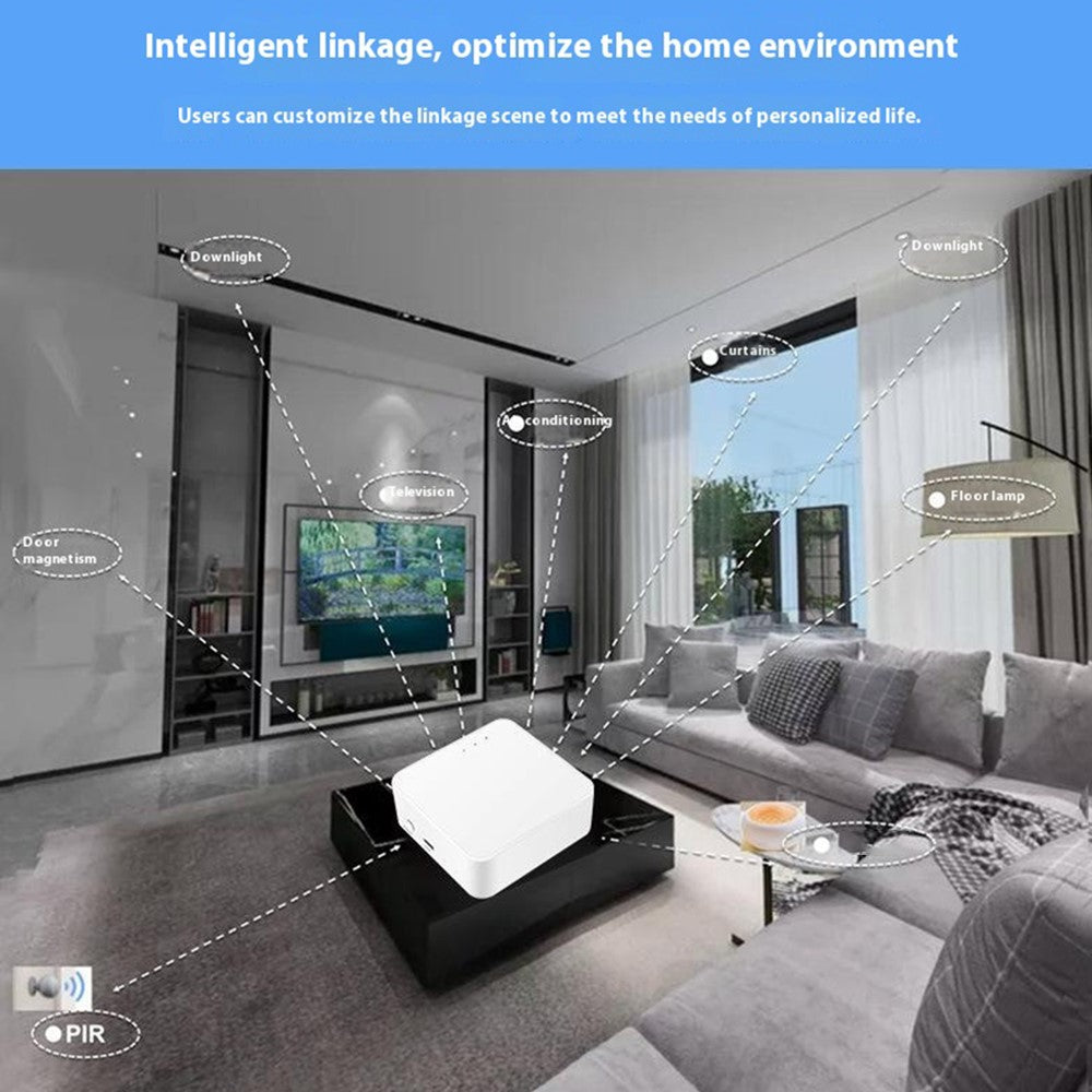 DY-H5 Smart Home Gateway Zigbee 3.0 Bluetooth-Compatible Mesh 5.0 WiFi 3 in 1 Wireless Hub Support Alexa