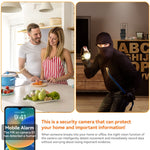 C11 Tuya WiFi Security Camera Alarm Clock Two Way Audio Night Vision HD Surveillance Camera