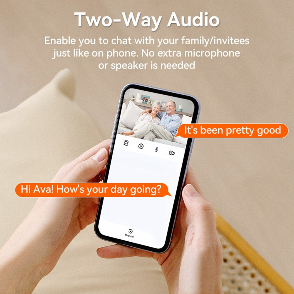 C11 Tuya WiFi Security Camera Alarm Clock Two Way Audio Night Vision HD Surveillance Camera