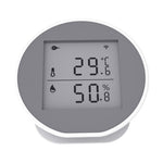 WSD400H WiFi Temperature Humidity Sensor Abnormal Alarm Real Time Monitor Compatible with Alexa  /  Google Assistant (No Battery)
