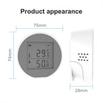 WSD500C Tuya Zigbee Temperature Humidity Sensor Abnormal Alarm for Home Office