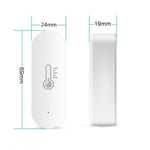 WSD500A Tuya Smart Zigbee 3.0 Temperature Humidity Sensor Compatible with Alexa Google Assistant (No Battery)
