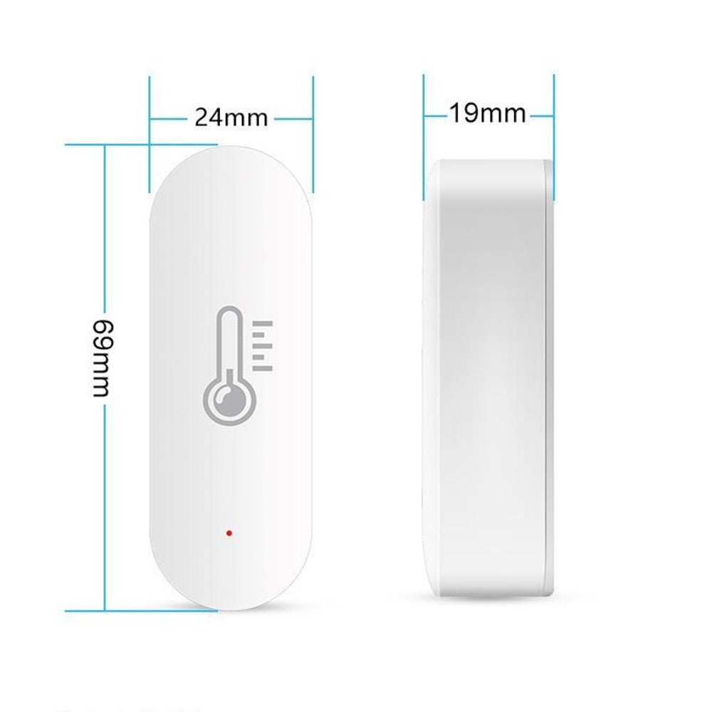 WSD500A Tuya Smart Zigbee 3.0 Temperature Humidity Sensor Compatible with Alexa Google Assistant (No Battery)