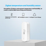 WSD500A Tuya Smart Zigbee 3.0 Temperature Humidity Sensor Compatible with Alexa Google Assistant (No Battery)