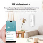 WSD500A Tuya Smart Zigbee 3.0 Temperature Humidity Sensor Compatible with Alexa Google Assistant (No Battery)