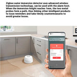 SQ500B Tuya Smart Zigbee 3.0 Water Leak Detector Smart Sensor for Alexa Google Assistant Real Time Monitor
