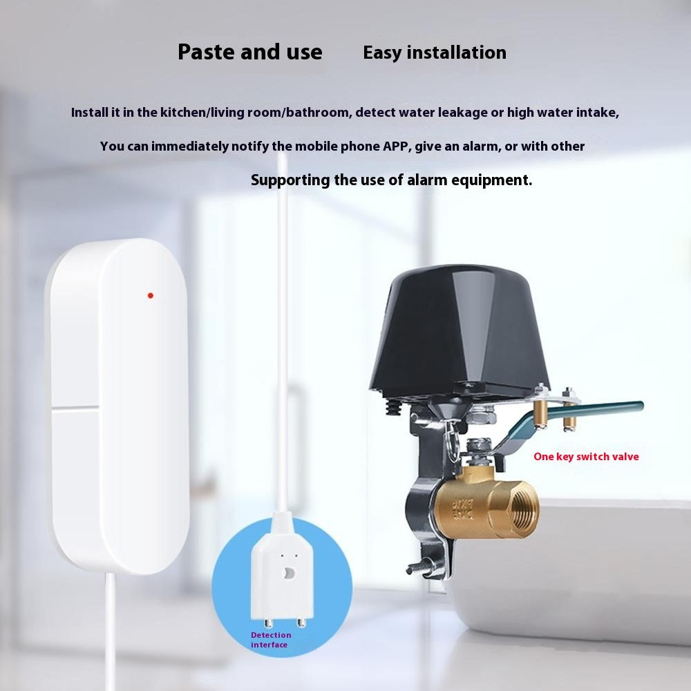 FM400A Smart WiFi Ventilaktuator Fjernbetjening Trådløs Vand-/Gasventil Stemmeassistent-kompatibel