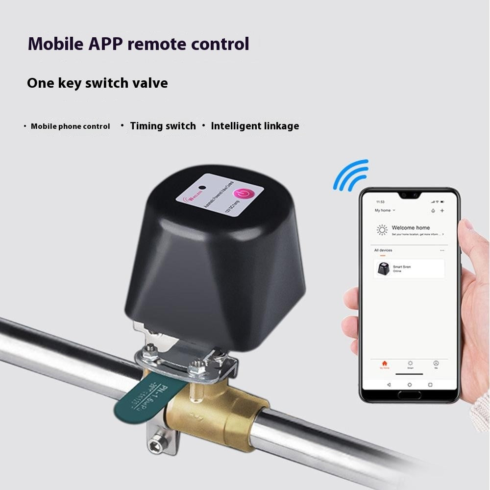 FM400A Smart WiFi Ventilaktuator Fjernbetjening Trådløs Vand-/Gasventil Stemmeassistent-kompatibel