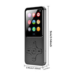 1,77 tommer skærm MP4-afspiller bærbar Bluetooth-kompatibel FM-radio stemmeoptager (uden TF-kort)