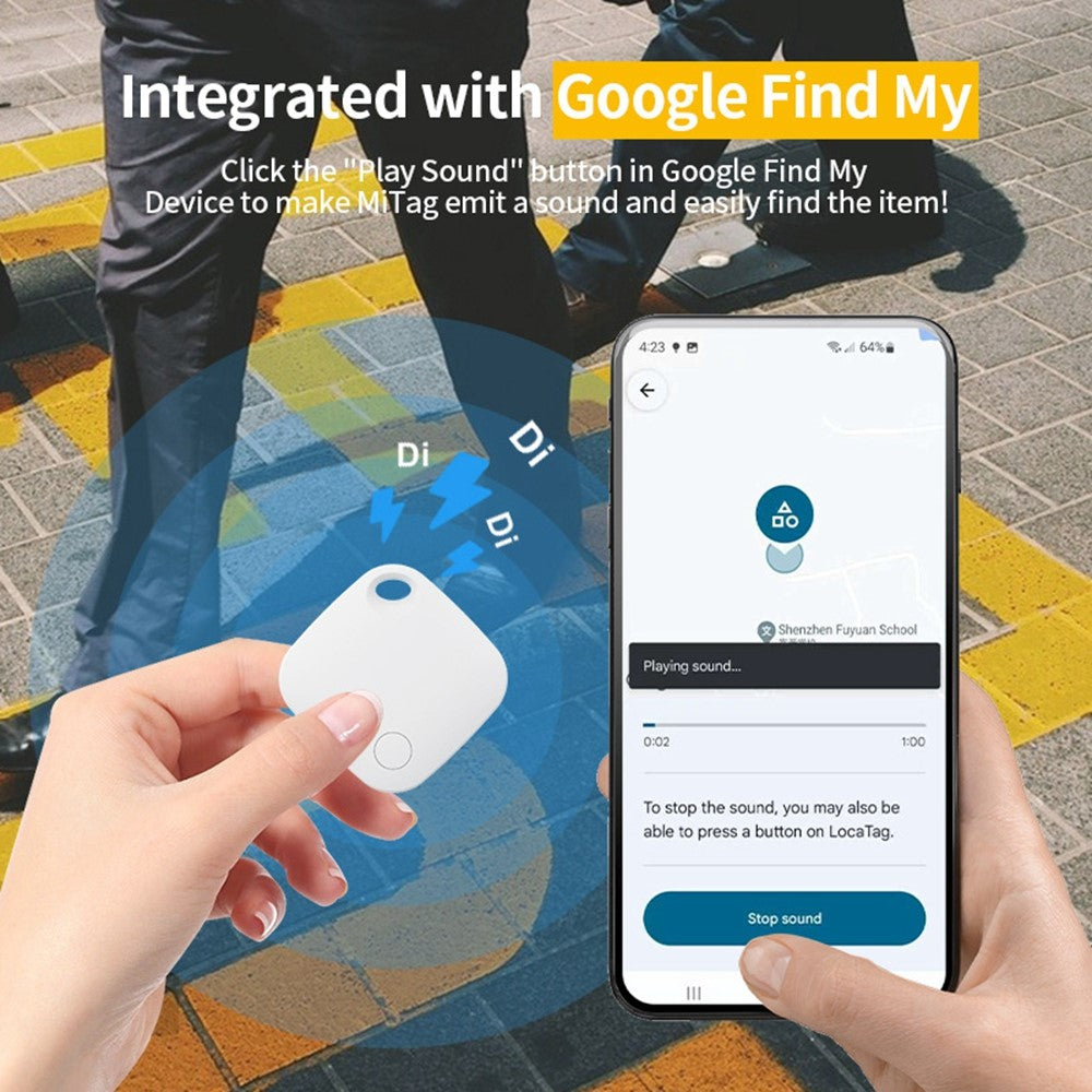 Tag03 Bluetooth-Compatible Smart Tracker Global Finder Anti Lost Device for Google Only