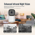 T200 1080P Smart WiFi Security Camera 360 Degree Pan Tilt Motion Tracking Night Vision Cam