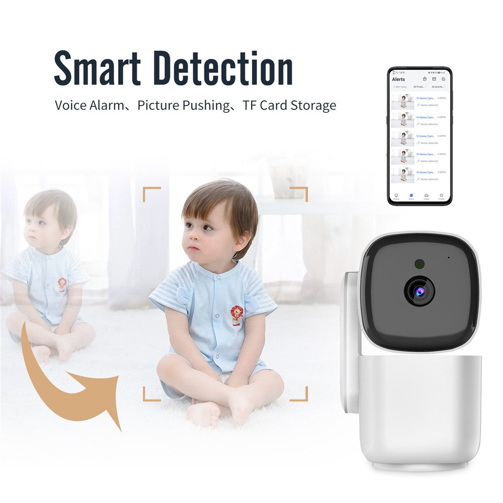 T200 1080P Smart WiFi Security Camera 360 Degree Pan Tilt Motion Tracking Night Vision Cam