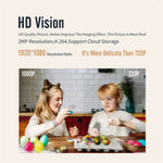 T200 1080P Smart WiFi Security Camera 360 Degree Pan Tilt Motion Tracking Night Vision Cam