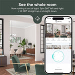 T200 1080P Smart WiFi Security Camera 360 Degree Pan Tilt Motion Tracking Night Vision Cam
