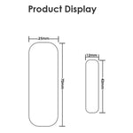 DW10 Tuya WiFi Door Window Sensor Smart Alarm Security System Intrusion Detector Scene Linkage Trigger