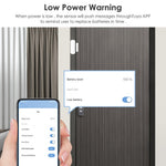 DW10 Tuya WiFi Door Window Sensor Smart Alarm Security System Intrusion Detector Scene Linkage Trigger
