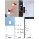 DW10 Tuya WiFi Door Window Sensor Smart Alarm Security System Intrusion Detector Scene Linkage Trigger
