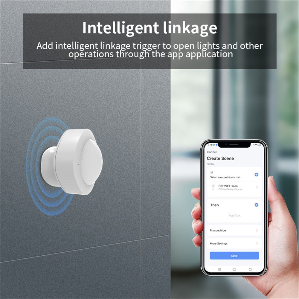 MS02 Tuya PIR Motion Sensor Zigbee Smart Movement Detector for Home Automation System