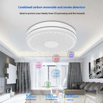 SMCO01 Smart Home Tuya WiFi Smoke Detector Carbon Monoxide Alarm Wireless Sensor with Flash Light