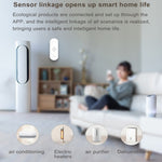 VB02 Tuya WiFi Door Vibration Sensor Smart Real-Time Detection APP Remote Motion Shock Alarm Device