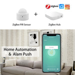 MS10 Zigbee PIR Sensor Motion Detector Smart Home Module Wireless Human Body Infrared Sensor Alarm