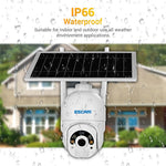 ESCAM QF450 1080P Cloud Storage 4G PIR Alarm Dome Pan/Tilt CCTV IP Camera with Solar Panel