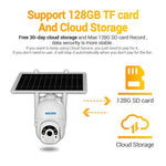 ESCAM QF450 1080P Cloud Storage 4G PIR Alarm Dome Pan/Tilt CCTV IP Camera with Solar Panel