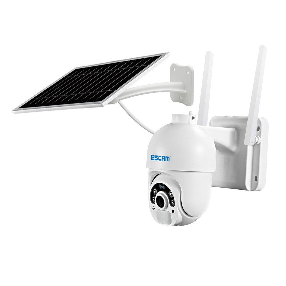 ESCAM QF450 1080P Cloud Storage 4G PIR Alarm Dome Pan/Tilt CCTV IP Camera with Solar Panel