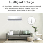 HS06 Tuya Zigbee Round Temperature Humidity Sensor Smart Home Indoor Thermometer Detector