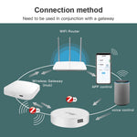 HS06 Tuya Zigbee Round Temperature Humidity Sensor Smart Home Indoor Thermometer Detector