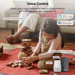 HS07 Zigbee / Wifi Smart Temperature Humidity Sensor Wireless Thermometer Compatible With Alexa Google Home