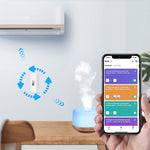 HS07 Zigbee / Wifi Smart Temperature Humidity Sensor Wireless Thermometer Compatible With Alexa Google Home
