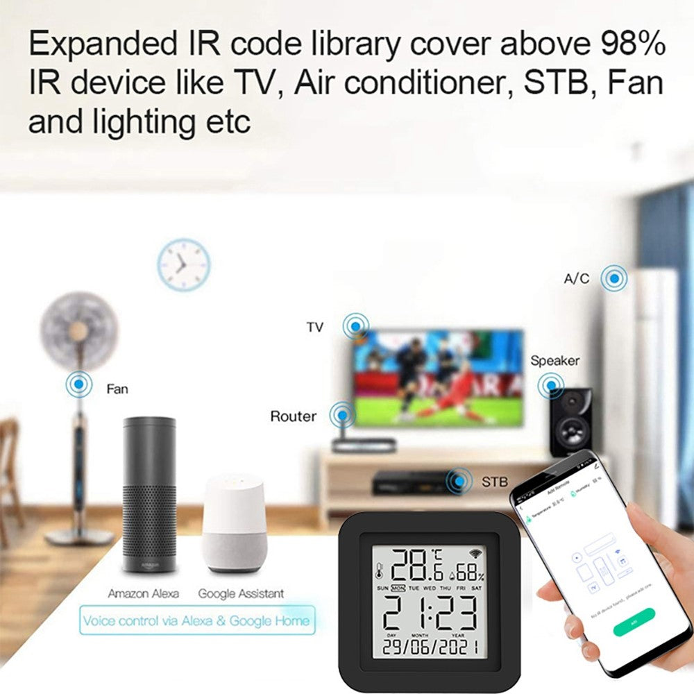 TH02 Smart Infrared WiFi Digital Thermometer Hygrometer Wireless Temperature Sensor