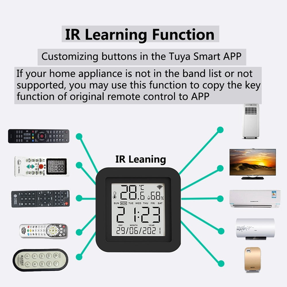 TH02 Smart Infrared WiFi Digital Thermometer Hygrometer Wireless Temperature Sensor