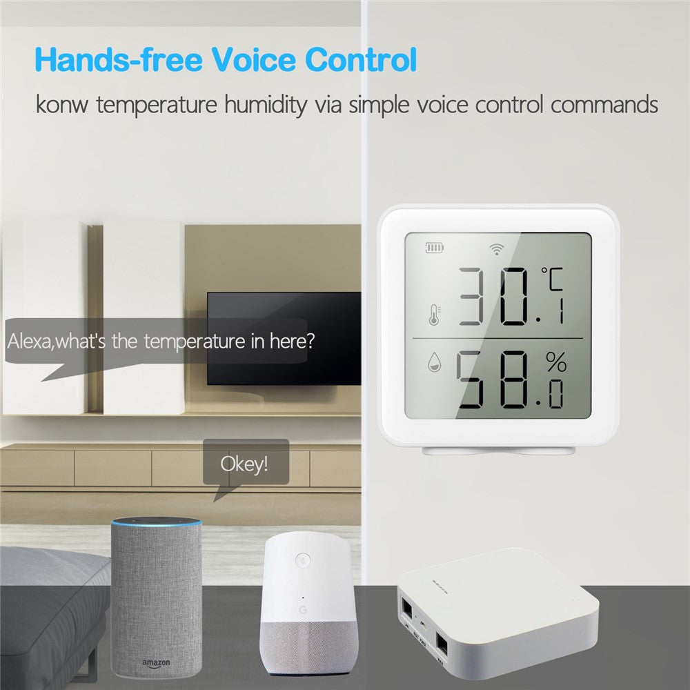 TH03 WiFi Temperature Humidity Sensor Detector Wireless Indoor Thermometer Hygrometer