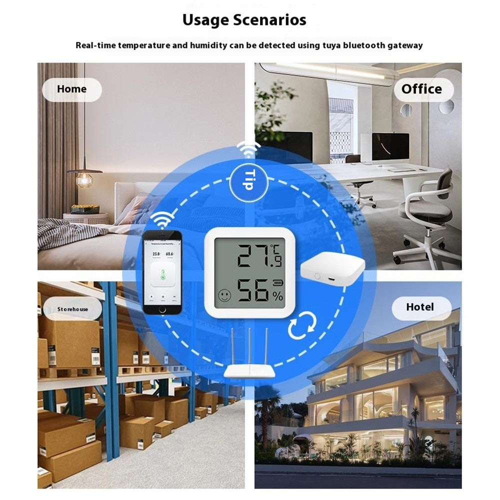 TH05 Smart Bluetooth-Compatible Thermometer Hygrometer LCD Display Temperature Humidity Sensor