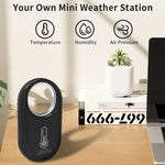 HS09 Wireless Bluetooth-Compatible Temperature Humidity Sensor Smart Digital Thermometer Hygrometer