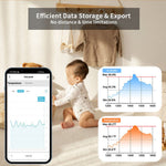 HS09 Wireless Bluetooth-Compatible Temperature Humidity Sensor Smart Digital Thermometer Hygrometer
