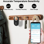 HS09 Wireless Bluetooth-Compatible Temperature Humidity Sensor Smart Digital Thermometer Hygrometer