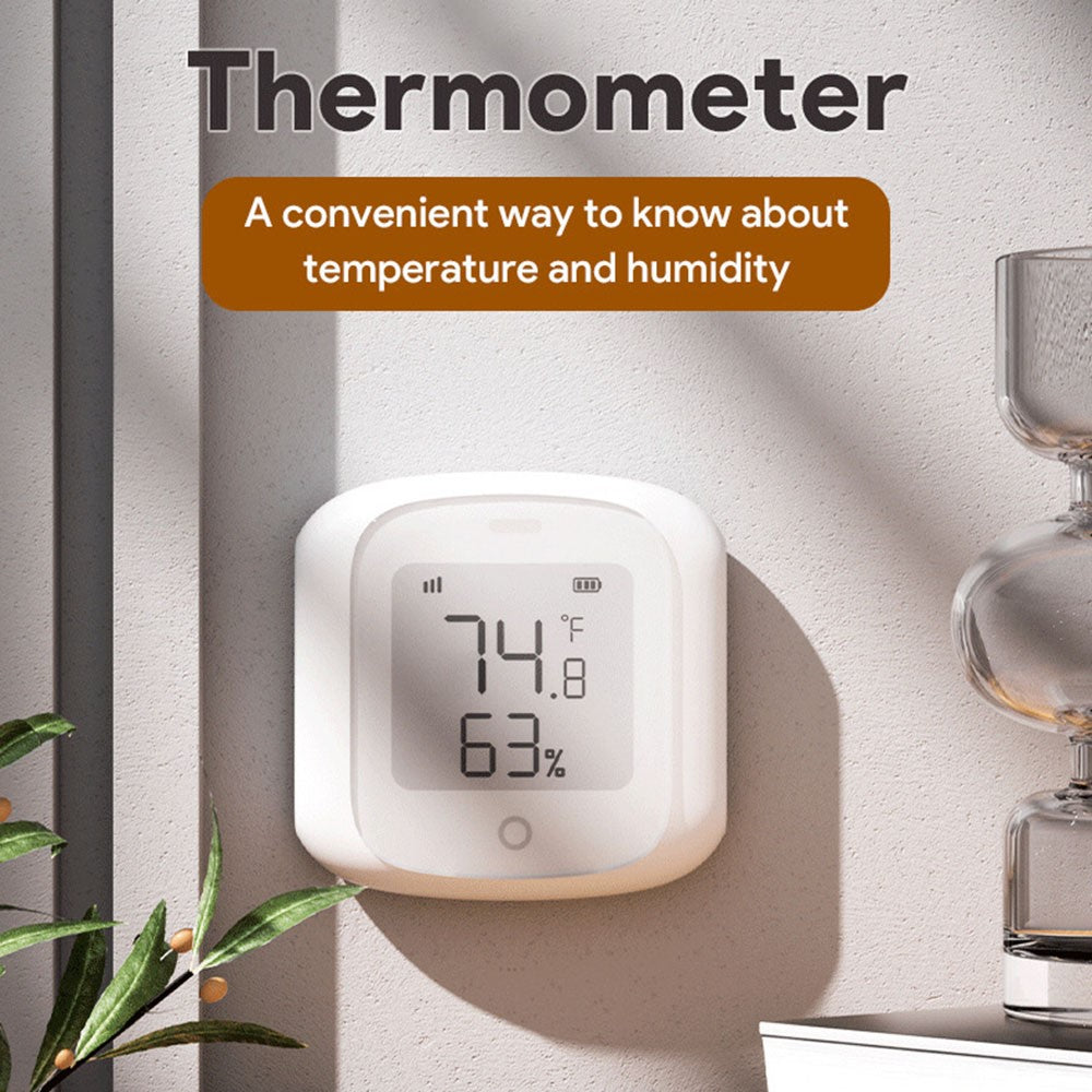 TH10 Smart Wireless Temperature Humidity Sensor Referesh Button for Home Automation Remote Detection