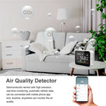 CO2V1 Smart Carbon Dioxide Detector Tuya WiFi Air Quality Monitor Temperature Humidity Sensor