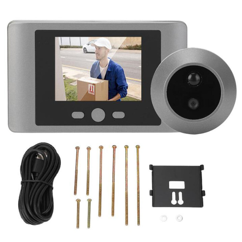 N100 Door Viewer 2.8 Inch Color Display Video Doorbell Night Vision Motion Detection Electronic Peephole Camera