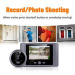 N100 Door Viewer 2.8 Inch Color Display Video Doorbell Night Vision Motion Detection Electronic Peephole Camera