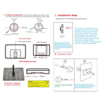 N100 Door Viewer 2.8 Inch Color Display Video Doorbell Night Vision Motion Detection Electronic Peephole Camera