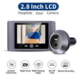 N100S 2.8 Inch Hidden Cat Eye Camera Night Vision Motion Detection Door Peephole Viewer