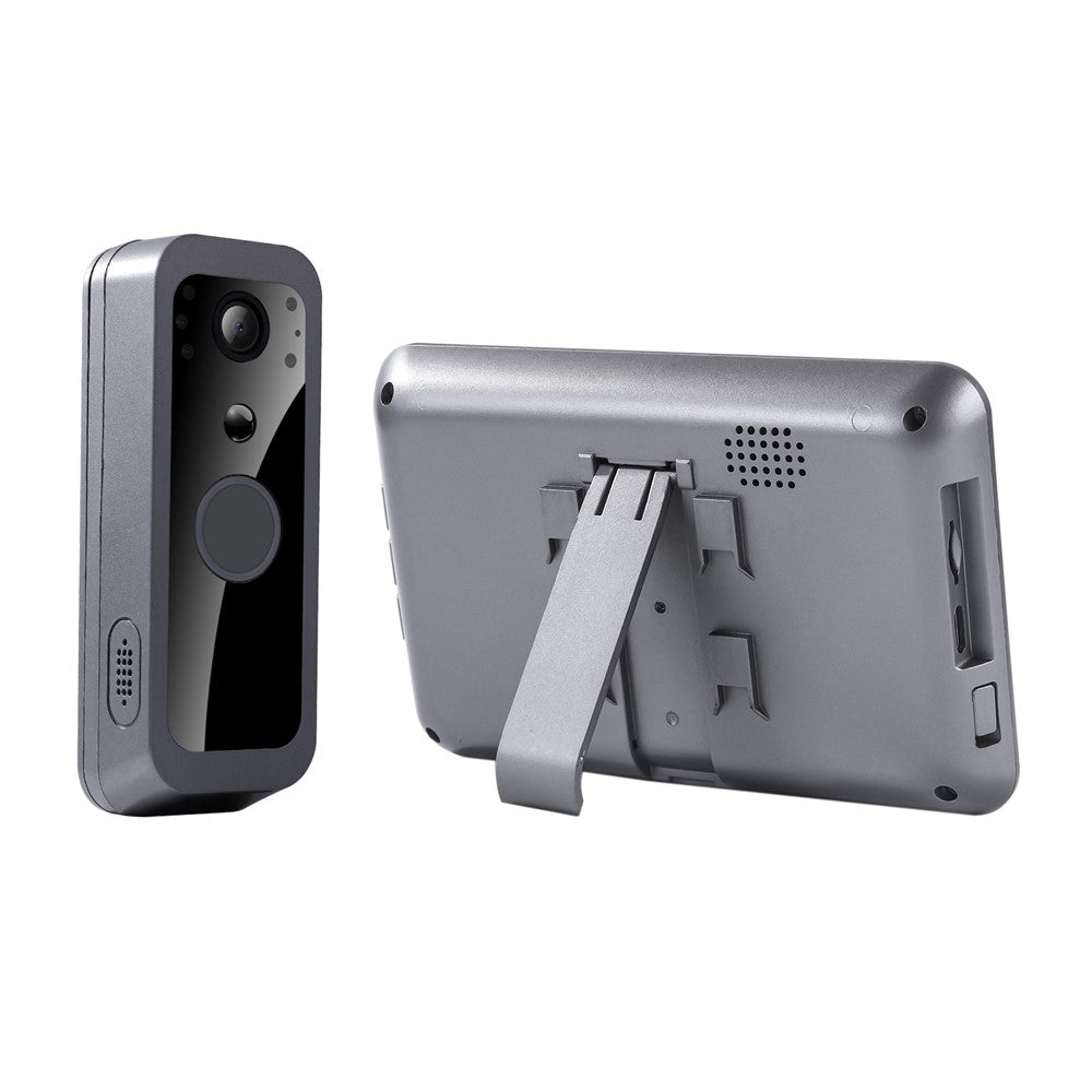 SY-30 2.4G Point to Point 4 Inch Visual Intercom Doorbell PIR Motion Detection Night Vision Wireless Video Door Phone