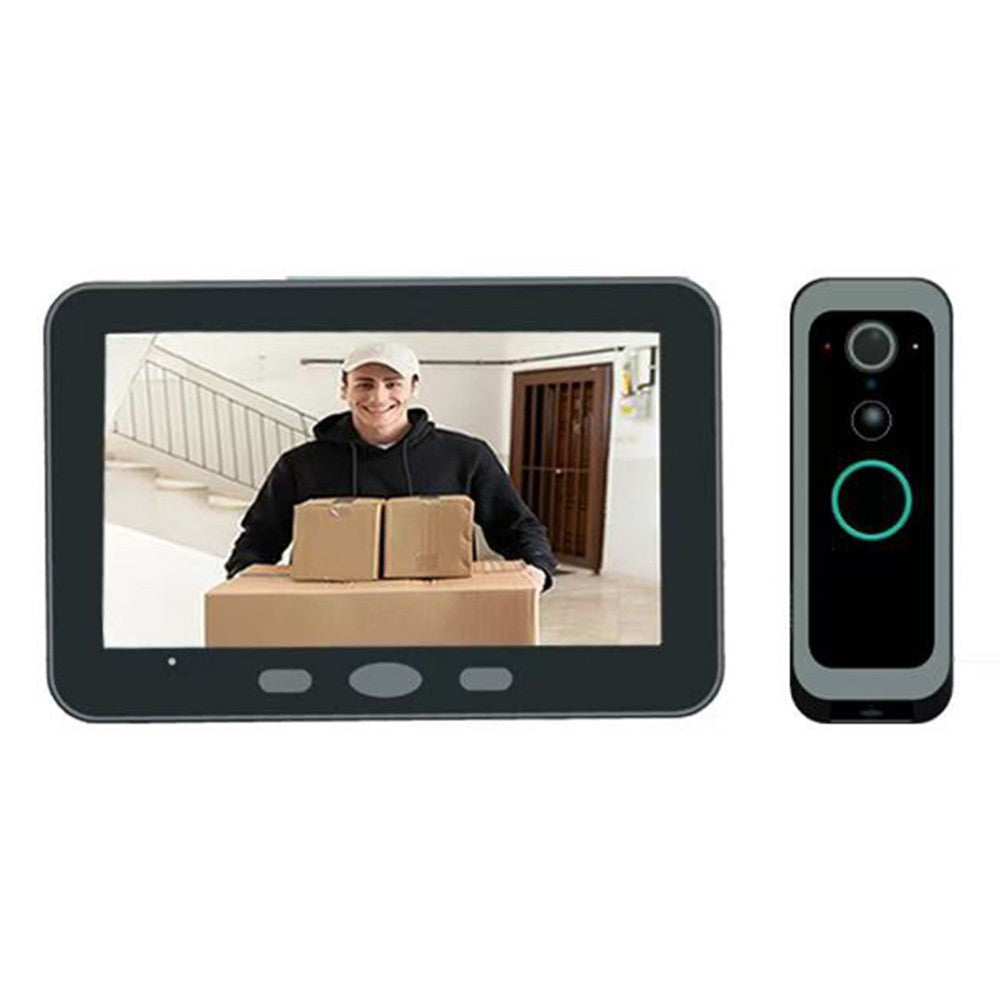 SY-30 2.4G Point to Point 4 Inch Visual Intercom Doorbell PIR Motion Detection Night Vision Wireless Video Door Phone