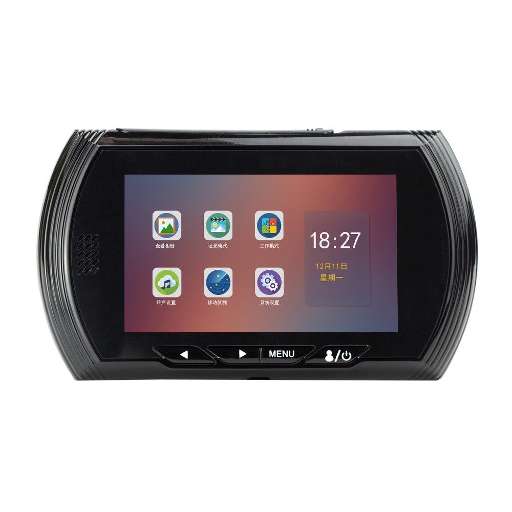 45AHD-M 4.5 Inch Electronic Peephole Viewer Motion Detection Photo Video Recording Video Doorbell